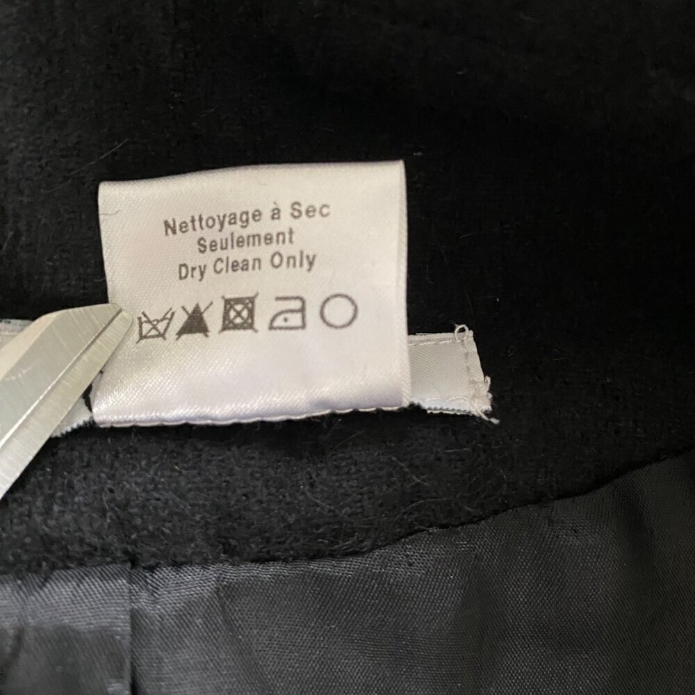 Georges Rech Wool Fur Trim Textured Jacket Sz 6​​​​​​ - Picture 11 of 14